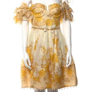 NWT Zimmermann Postcard mini dress